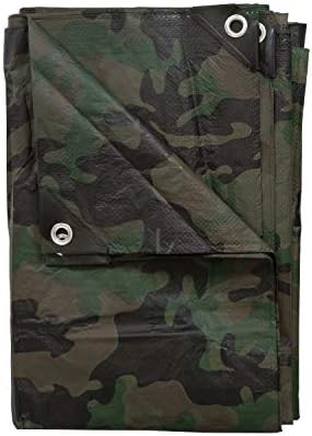 Green Camo Utility Tarp 8x10 ft
