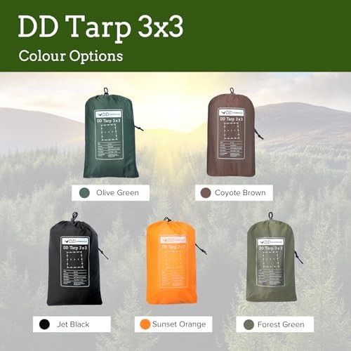 Coyote Brown Waterproof 10x10 Square Tarp — photo 3
