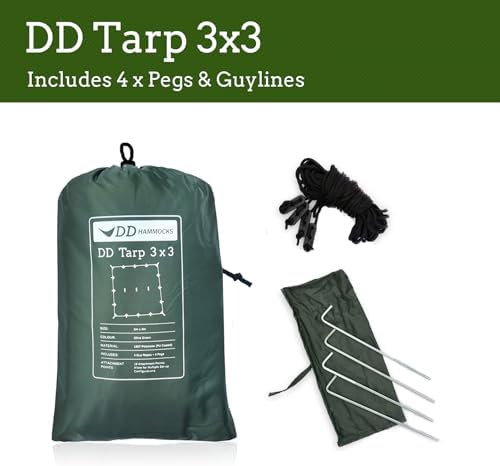 Coyote Brown Waterproof 10x10 Square Tarp — photo 5