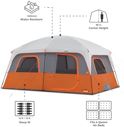 Ten Person Multi Room Cabin Tent — photo 4