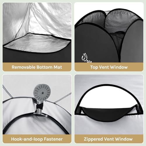 Pop Up Shower Tent with Floor — photo 3