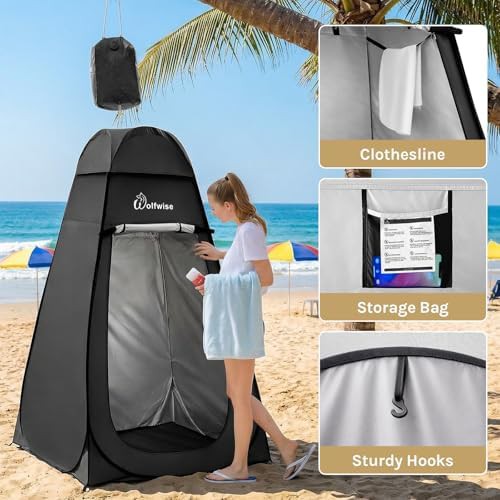 Pop Up Shower Tent with Floor — photo 4