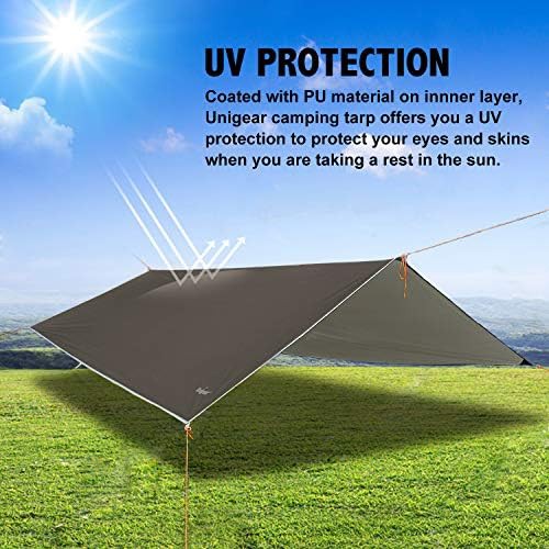 Square 10x10 ft Oxford Waterproof Tarp — photo 4