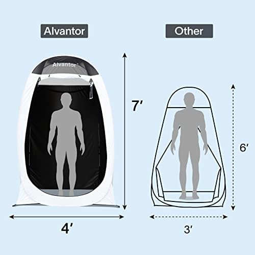 White Teflon Coated Privacy Shower Tent — photo 4