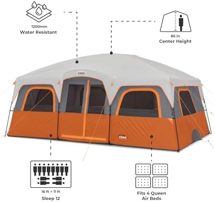 Twelve Person Waterproof Family Cabin — photo 4