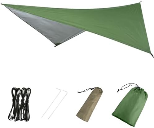 Green Waterproof Tent Footprint and Tarp