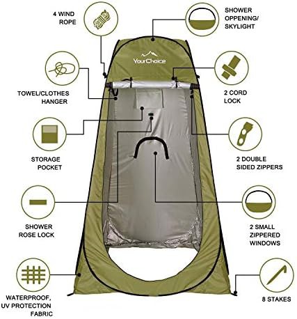 Green Pop Up Changing Tent — photo 3