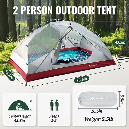 Lightweight Aluminum Pole Backpacking Tent — photo 4