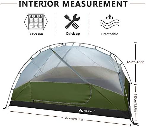 Three Person Ultralight Waterproof Tent — photo 3