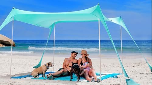 Large Beach Shade Canopy Sun Shelter