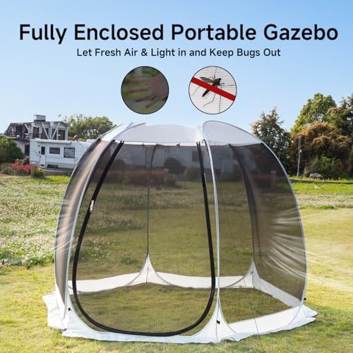 Pop up screen house with mosquito netting — photo 4