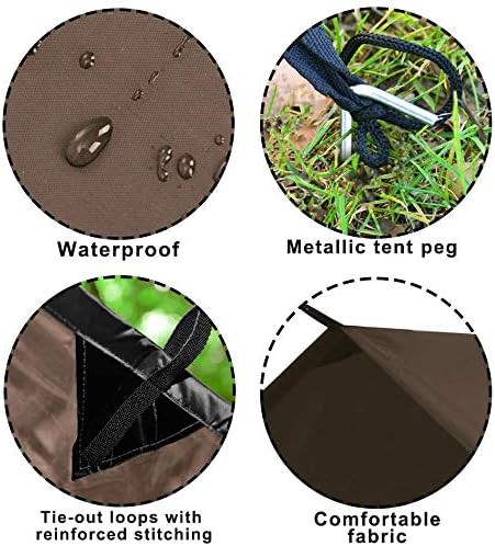 Lightweight Square Hammock Rain Fly Tarp — photo 3