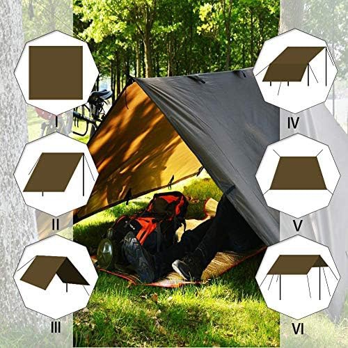 Lightweight Square Hammock Rain Fly Tarp — photo 5