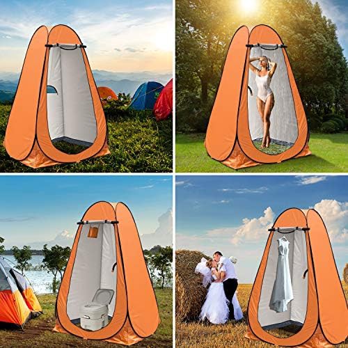 Orange Pop Up Privacy Shower Tent — photo 3