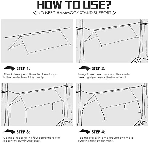 Ultralight Waterproof Square Camping Tarp — photo 4