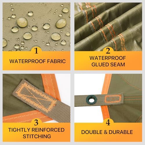 Multifunctional Bushcraft Backpacking Rain Fly — photo 3