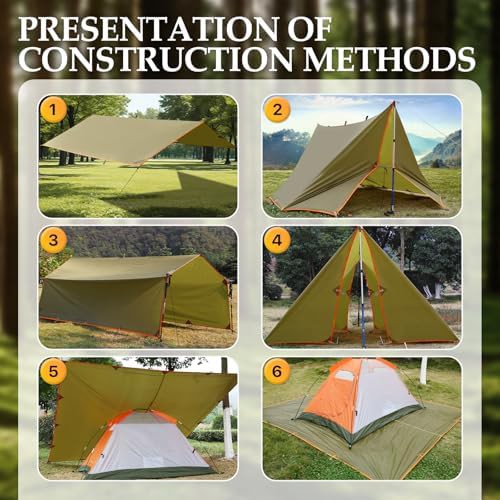 Multifunctional Bushcraft Backpacking Rain Fly — photo 5