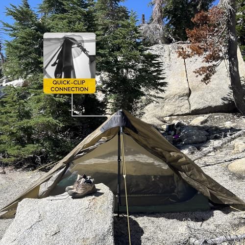 Lanshan Ultralight One Person Khaki Backpacking Tent — photo 5