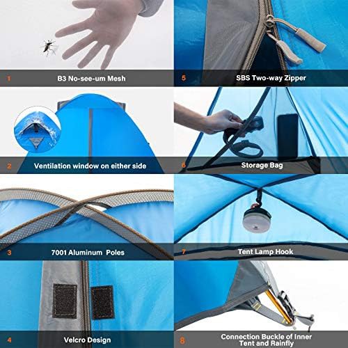 Lightweight Waterproof Manual Backpacking Tent — photo 5
