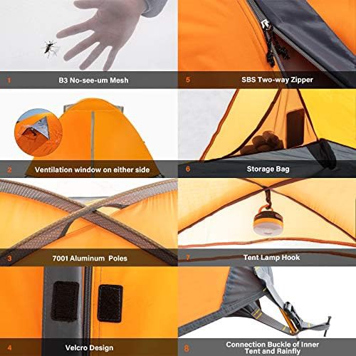 Portable Two Person Camping Tent — photo 5