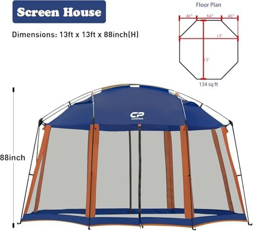 Square Screen House Mesh Wall Canopy — photo 3