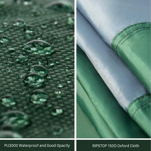 Waterproof Oxford Cloth Camping Tarp with Poles — photo 3