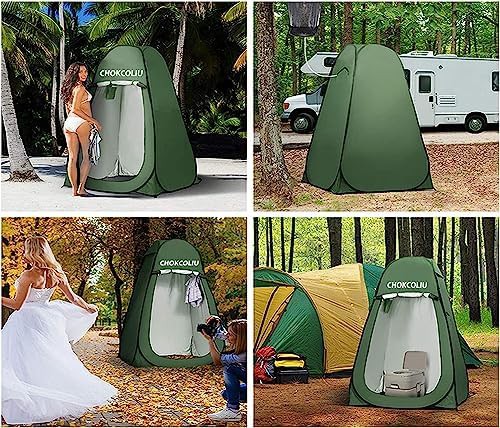 Green Pop Up Shower Tent and Solar Bag Combo — photo 3