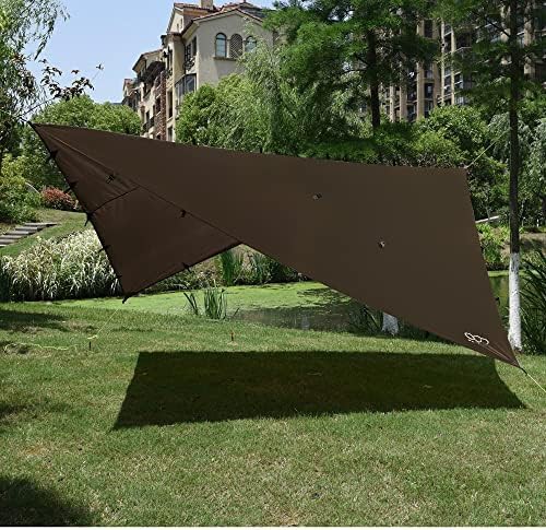 Brown Waterproof 10x10 ft Tarp — photo 4