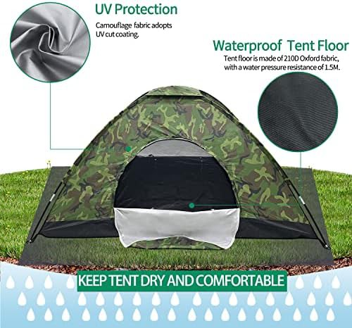 Camouflage Two Person Lightweight Backpacking Tent — photo 3