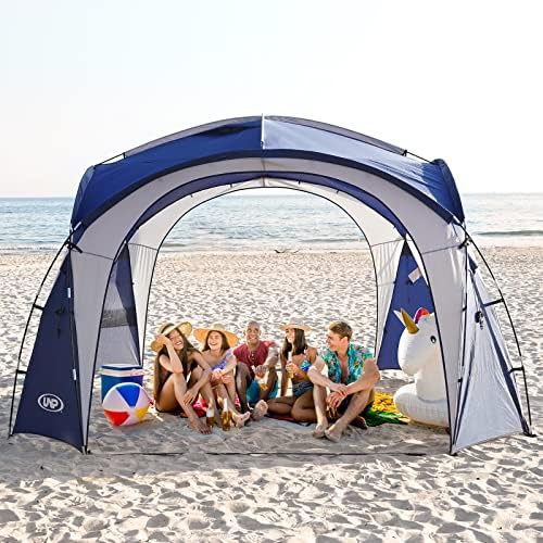 Blue Pop Up Beach Canopy 12x12 ft