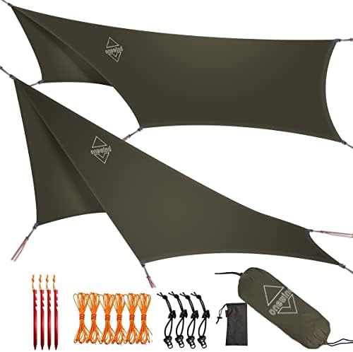 Hexagon Waterproof Hammock Rain Fly
