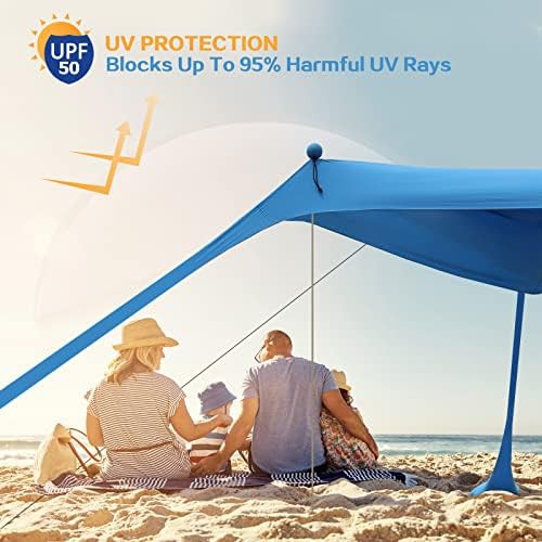 Windproof Beach Canopy Sun Shelter — photo 3