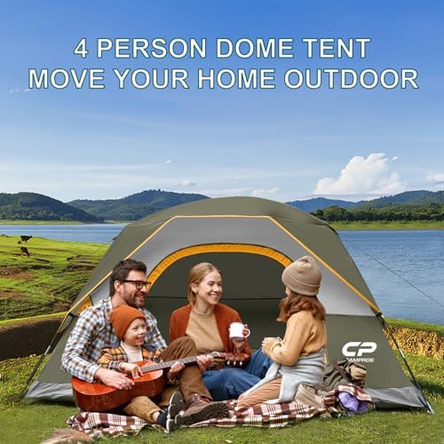 Windproof Dome Tent with Mesh Panels — photo 3