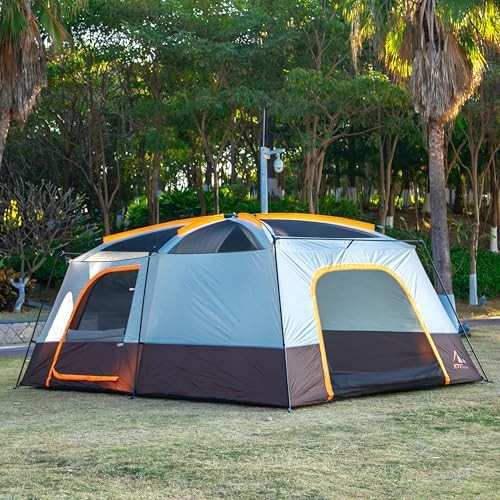 Brown oxford cloth fourteen person cabin tent — photo 4