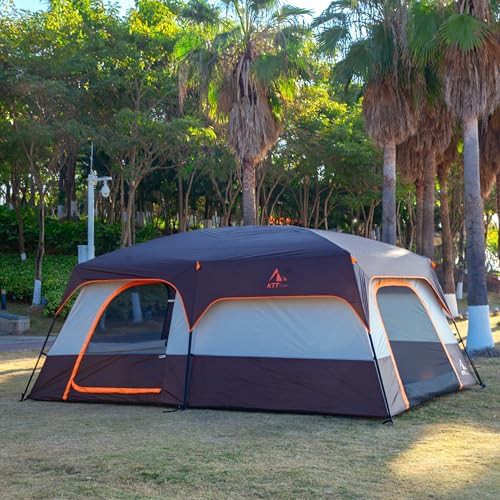 Brown oxford cloth fourteen person cabin tent — photo 5