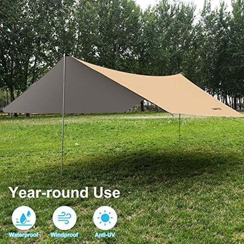 Ultralight survival tent tarp with poles — photo 4