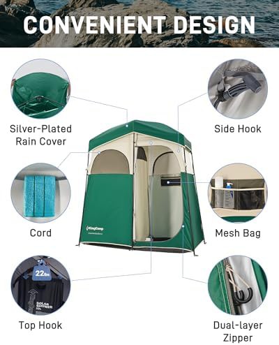 Single Person Privacy Toilet and Shower Tent — photo 3