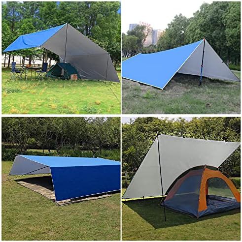 Black Waterproof Tent Footprint and Tarp — photo 4
