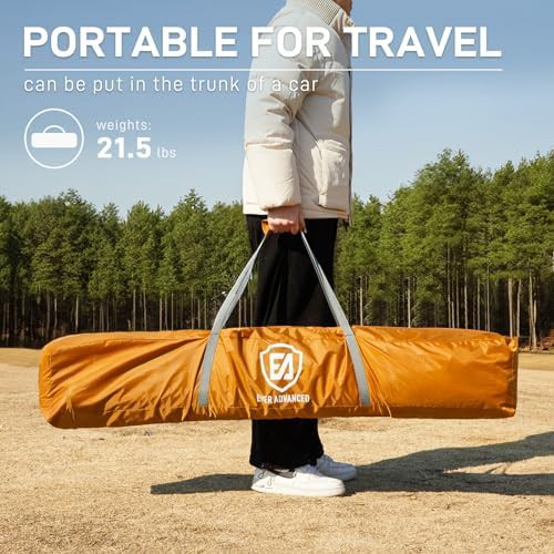Orange screened gazebo pop up tent — photo 4