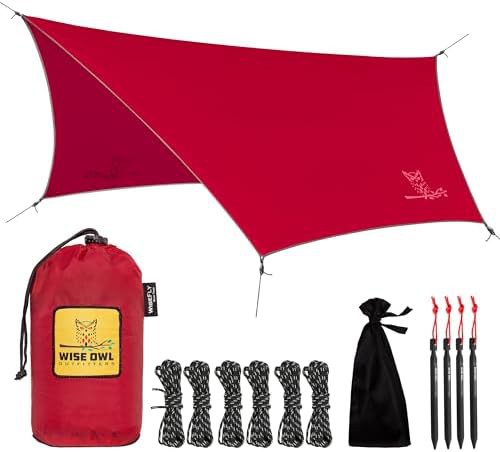 Ultralight Backpacking Tarp for Rain Protection