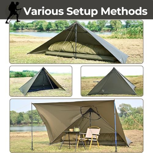 Bushcraft Poncho Solitary Shelter Cape — photo 5