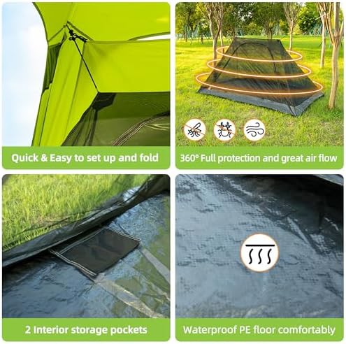 Lightweight Black Mesh Mosquito Netting Tent — photo 4
