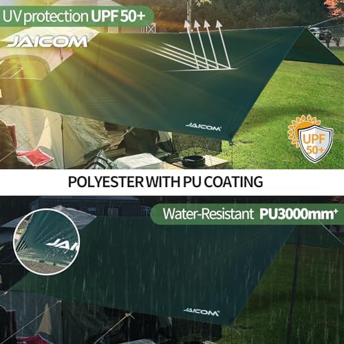 Waterproof hammock rain fly and camping tarp — photo 4