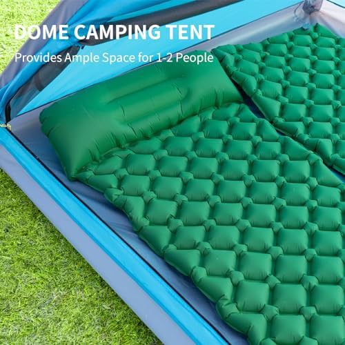 Bright Blue Waterproof Hiking Tent — photo 3