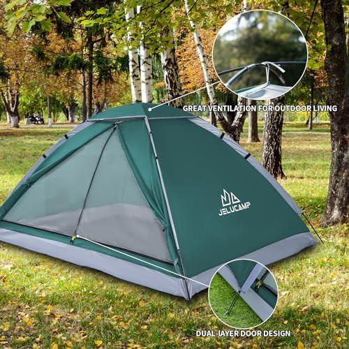 Dark Green Backpacking Dome Tent — photo 5