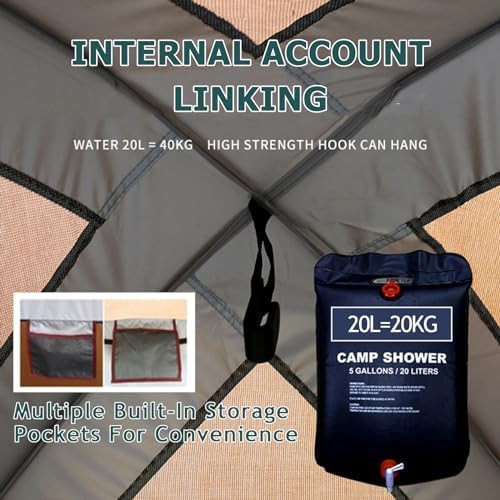 Waterproof Oxford Cloth Shower Tent — photo 5