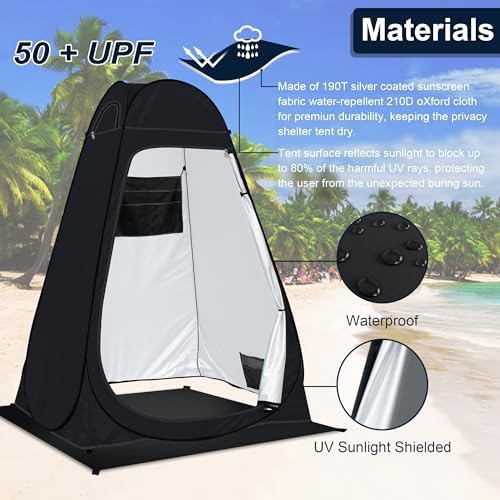 Extra Tall Oxford Cloth Privacy Tent — photo 3
