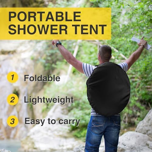 Portable privacy camping shower tent — photo 4