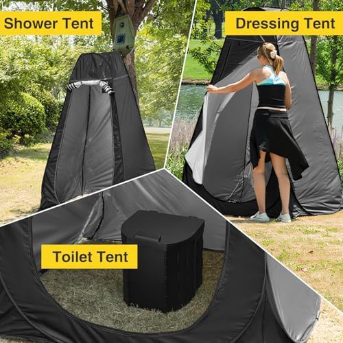 Portable privacy camping shower tent — photo 5