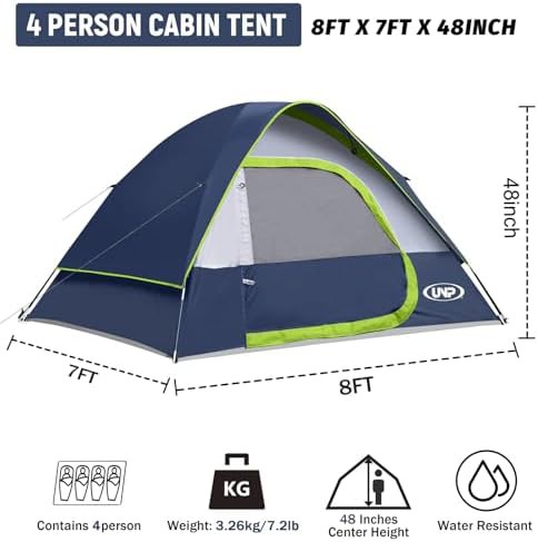 Four Person Waterproof Family Dome Tent — photo 3